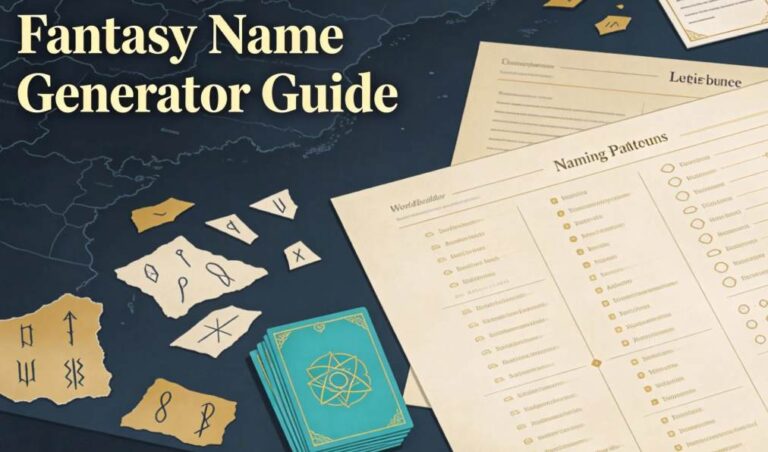 Fantasy Name Generator Guide: Build Names That Belong to a World - Best ...