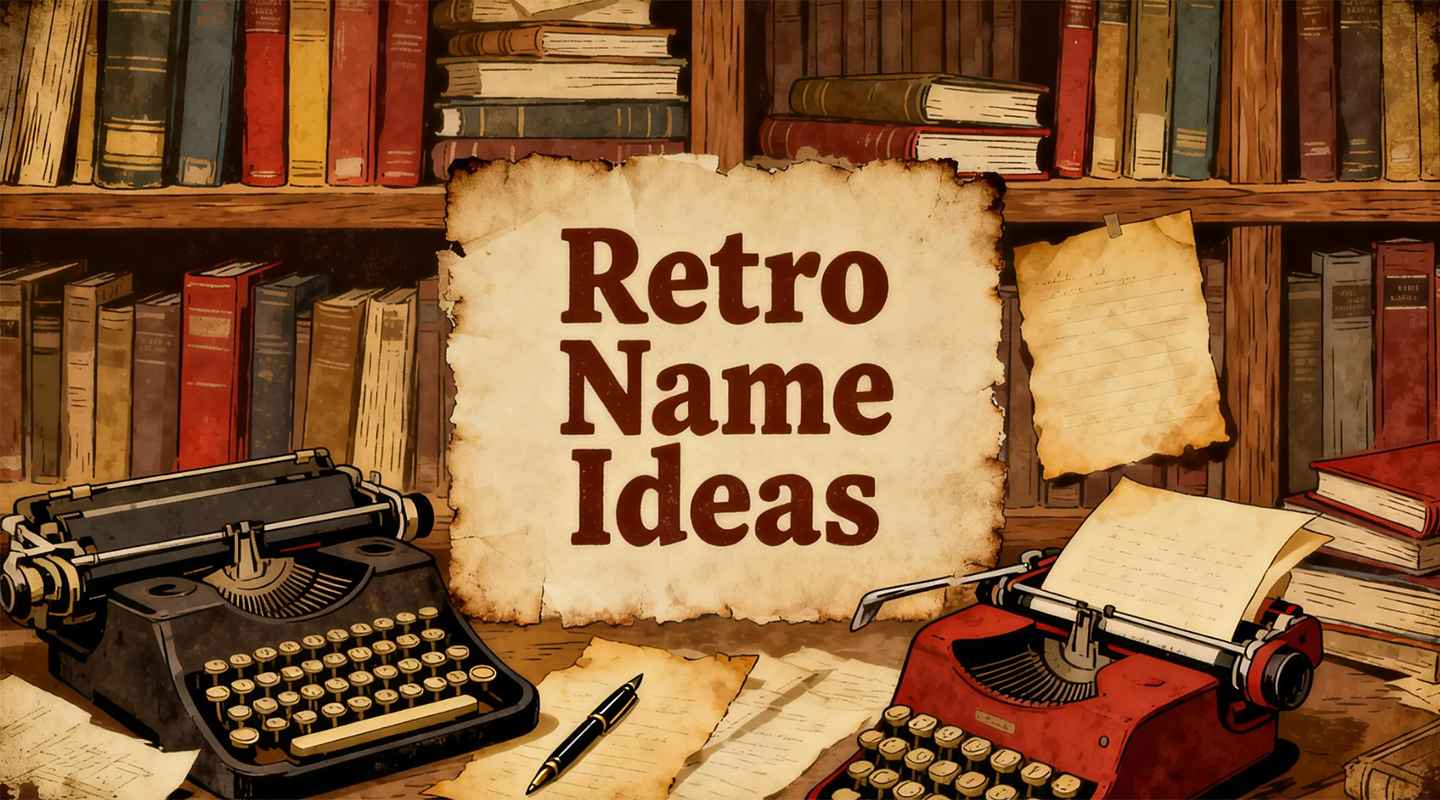 practical retro naming strategy that helps users move from random nostalgia words to a clear final name choice